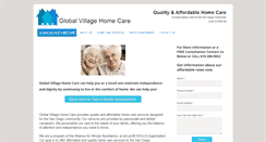 Desktop Screenshot of globalvillagehomecare.com
